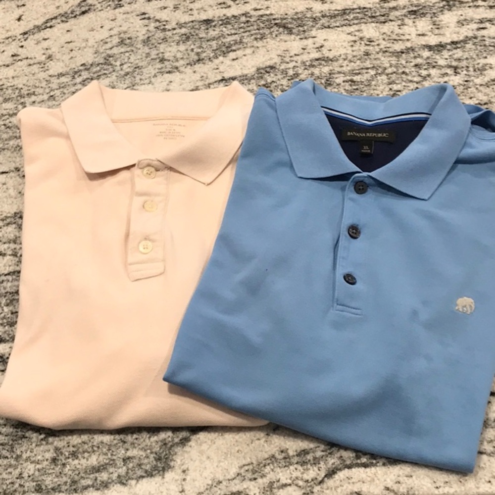 Banana Republic men’s polos. Size XL